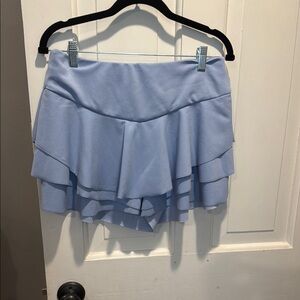 Light Blue Layered Skirt